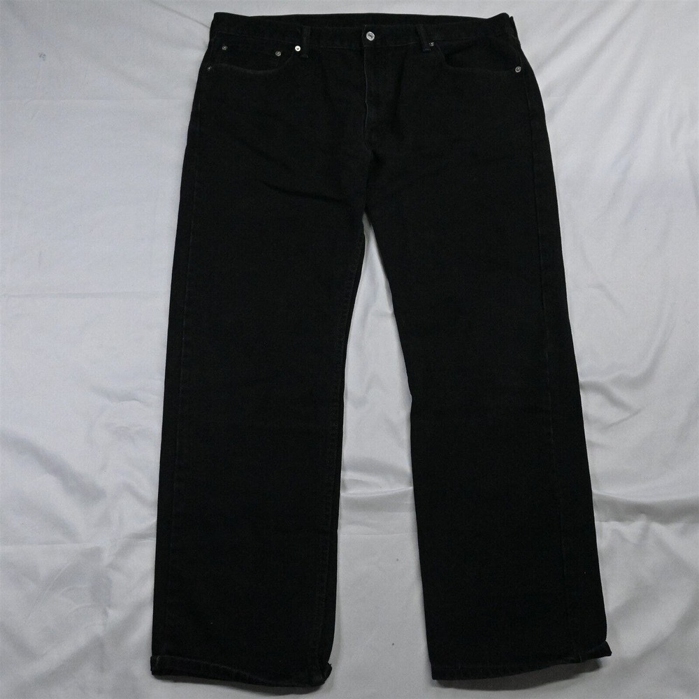 Levi's 38 x 30 505 Straight Dark Wash Denim‎ Jeans